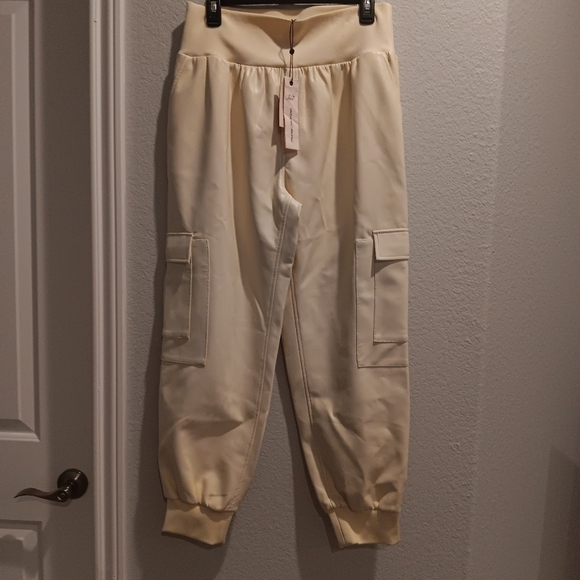 Cinq a Sept  Giles Faux Leather Jogger Pants XL - Picture 14 of 14